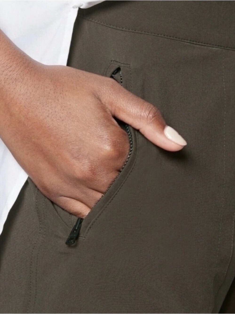 Athleta Chelsea Utility Jogger 14 Tall in army green - Picture 3 of 7
